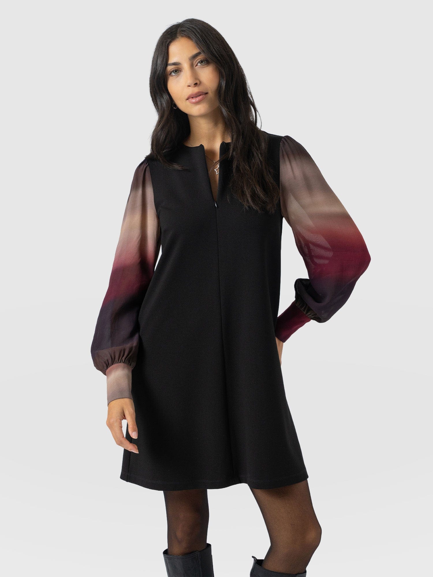 Esme Zip Up Dress - Purple Gradient - Women's Dresses | Saint + Sofia® USA